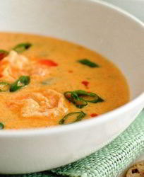 Суп с креветками