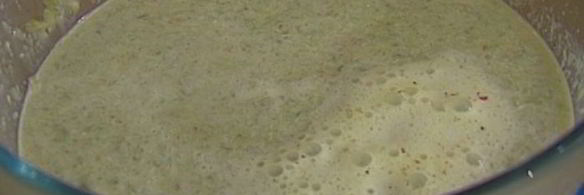 суп с миндалем и стручковой фасолью