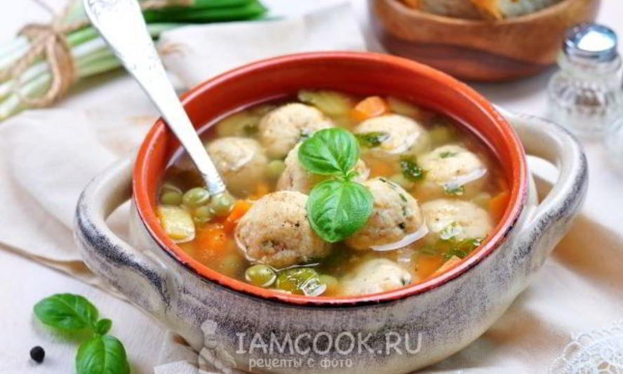 Рецепт супа с рыбными фрикадельками