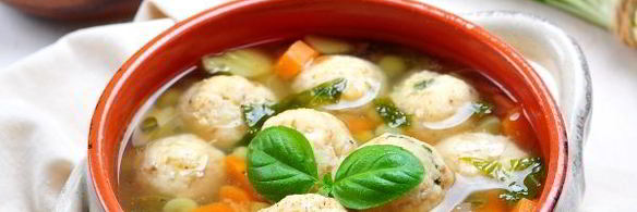 суп с рыбными фрикадельками