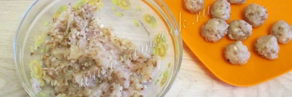 суп с тефтелями из гречки