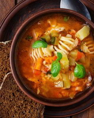 Суп с цукини и сельдереем