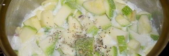 суп с цукини, шпинатом и киноа