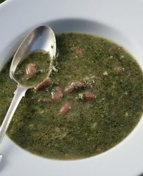 Суп со шпинатом