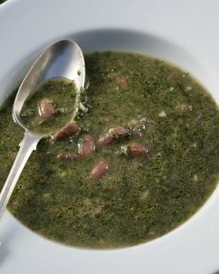 Суп со шпинатом