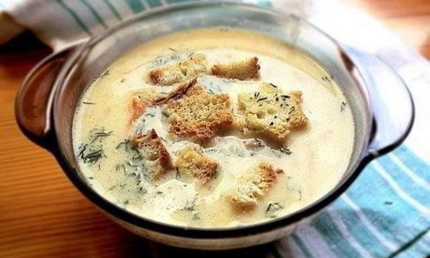 Рецепт французского сырного супа с курицей
