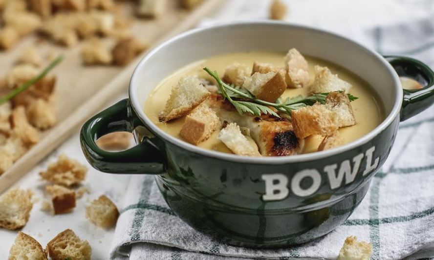 Рецепт сырного крема-супа с курицей