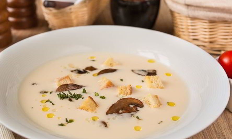 Рецепт сырного супа с грибами