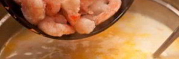 сырный суп с креветками