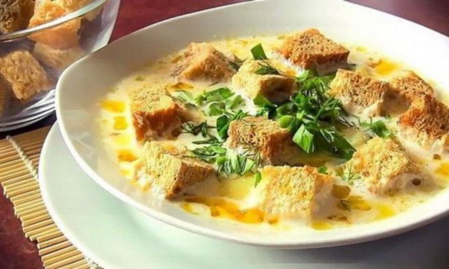 Рецепт сырного супчика с картофелем и морковью