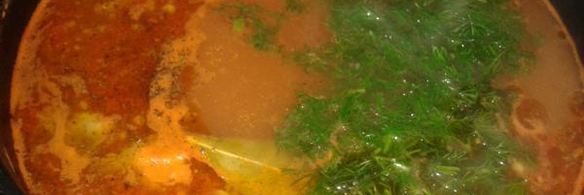 томатно-мясной суп