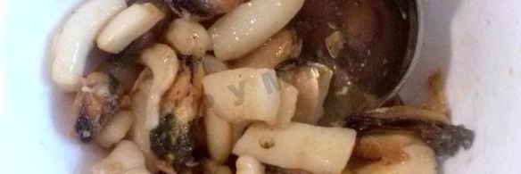 томатный суп с морепродуктами