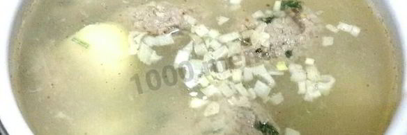 турецкий суп измир кефте