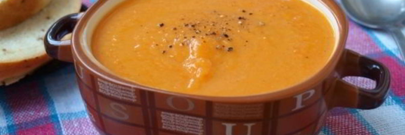 Тыквенно-морковный суп с красной чечевицей