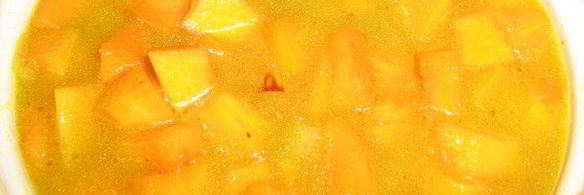 тыквенный крем-суп с карамелизированными фисташками