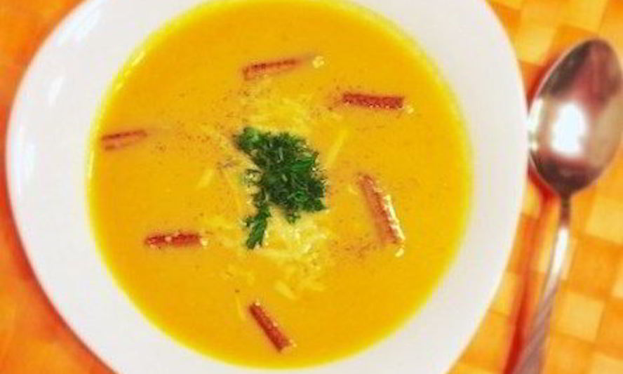 Рецепт тыквенного супа с имбирем и сливками