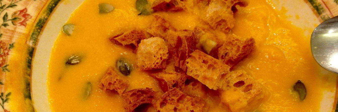 Тыквенный суп с кокосовым молоком