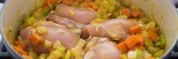 зимний суп с курицей