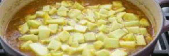 зимний суп с курицей