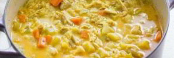 зимний суп с курицей