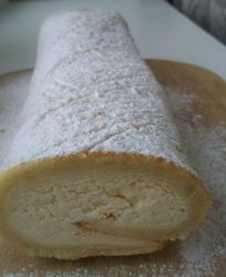 Белоснежный рулет