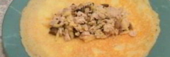 блинчики, фаршированные курицей и грибами