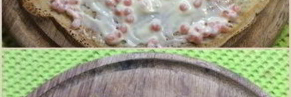 блинчики с икрой и сливочным сыром