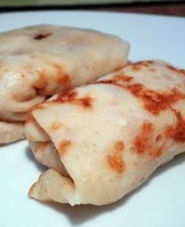 Блинчики с капустой и яйцом