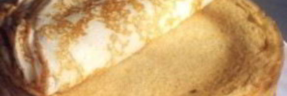 блинчики с колбасой и сыром