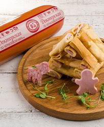 Блинчики с колбасой