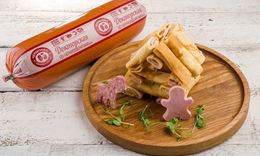 Рецепт блинчиков с колбасой