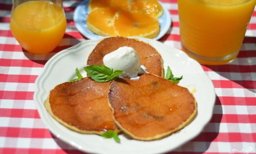 Рецепт блинчиков с мороженым