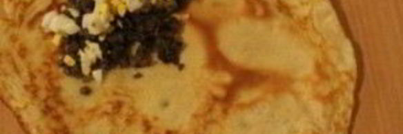 блинчики с мясом и яйцом