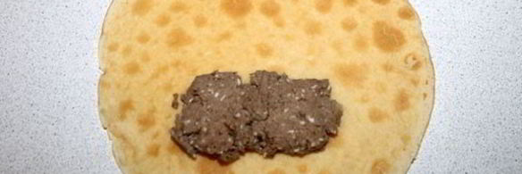 блинчики с начинкой из говяжьего сердца