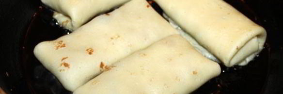 блинчики с начинкой из говяжьего сердца