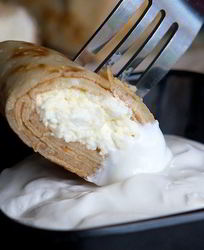 Блинчики с творогом