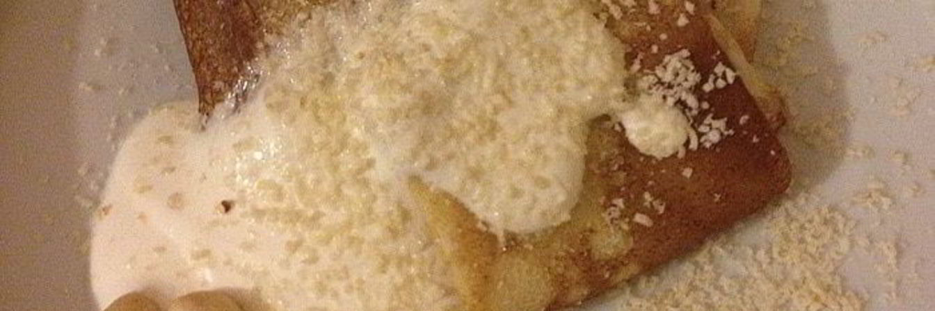 Блинчики с творожной начинкой и орехами