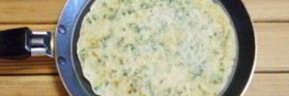 блинчики с зеленью