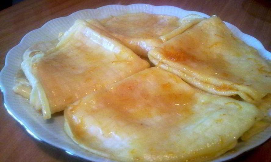 Рецепт блинчиков сюзетт