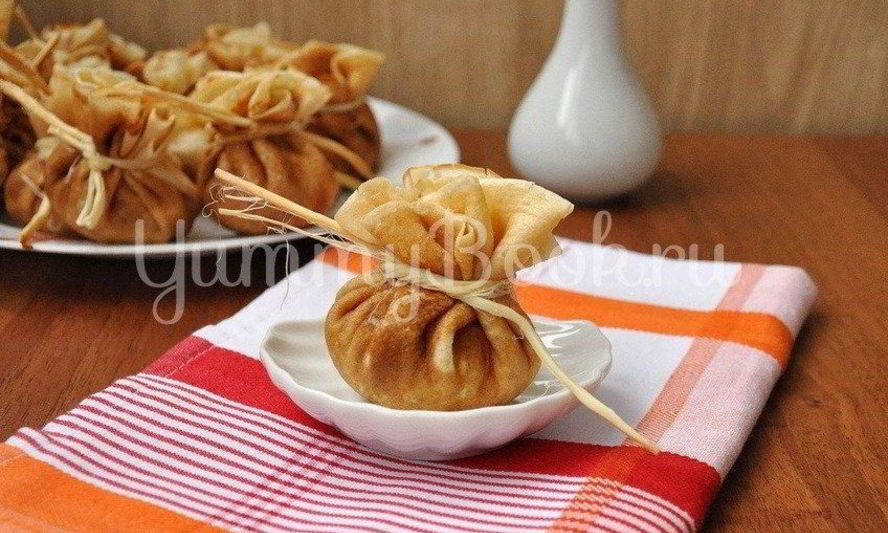 Рецепт блинных мешочков