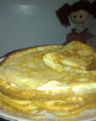 Блины банановые на сгущенке