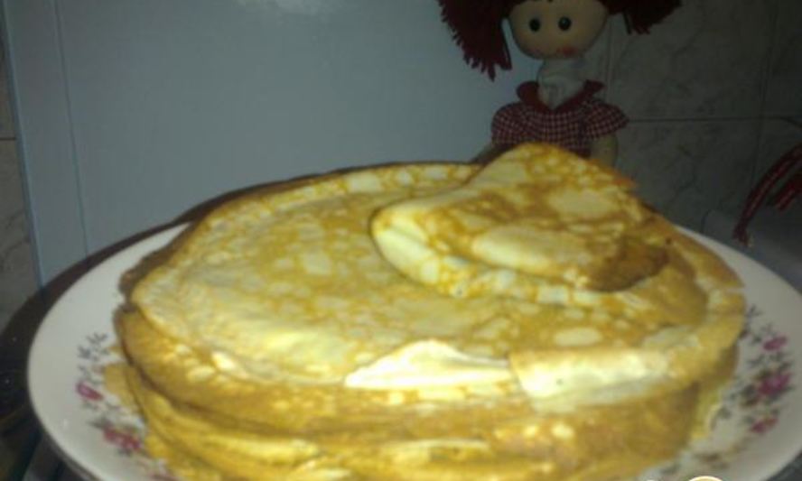 Рецепт блинов банановых на сгущенке