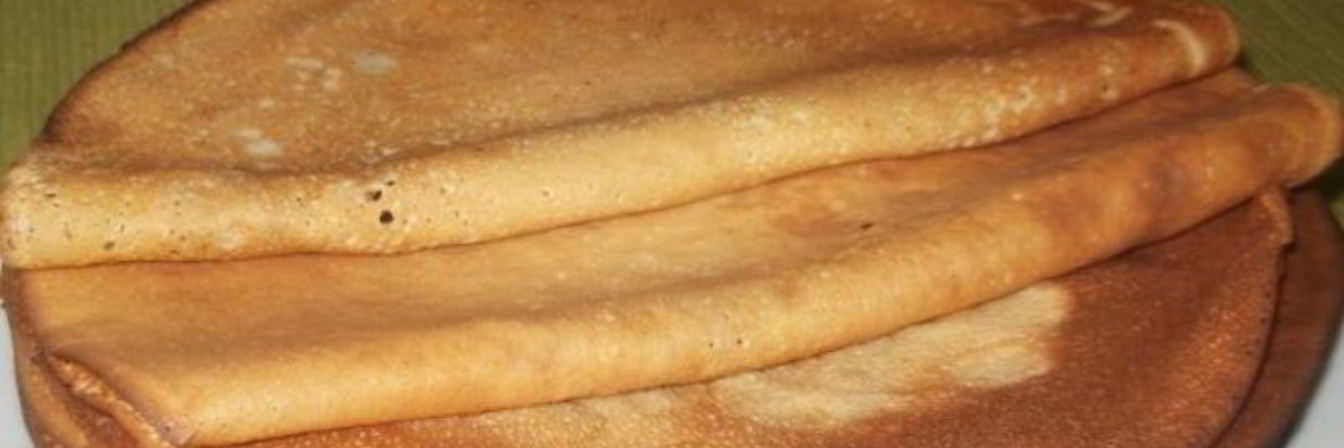 Блины без дрожжей на молоке