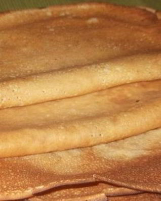 Блины без дрожжей на молоке