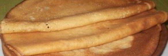 блины без дрожжей на молоке