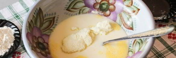 блины на детской смеси