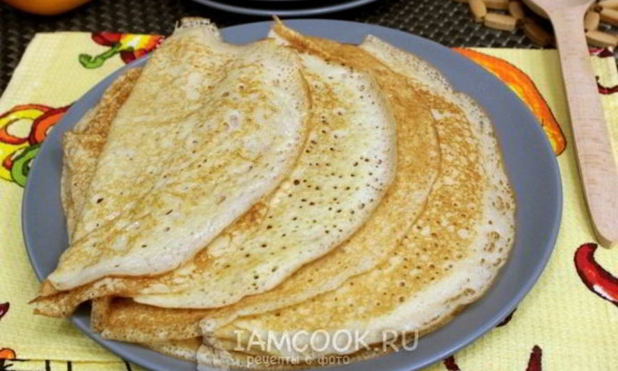 Рецепт блинов на дрожжах