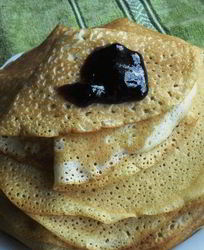 Блины на кефире диетические