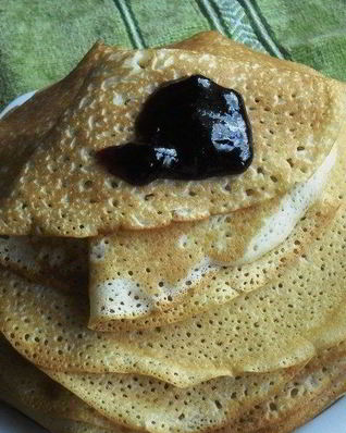 Блины на кефире диетические