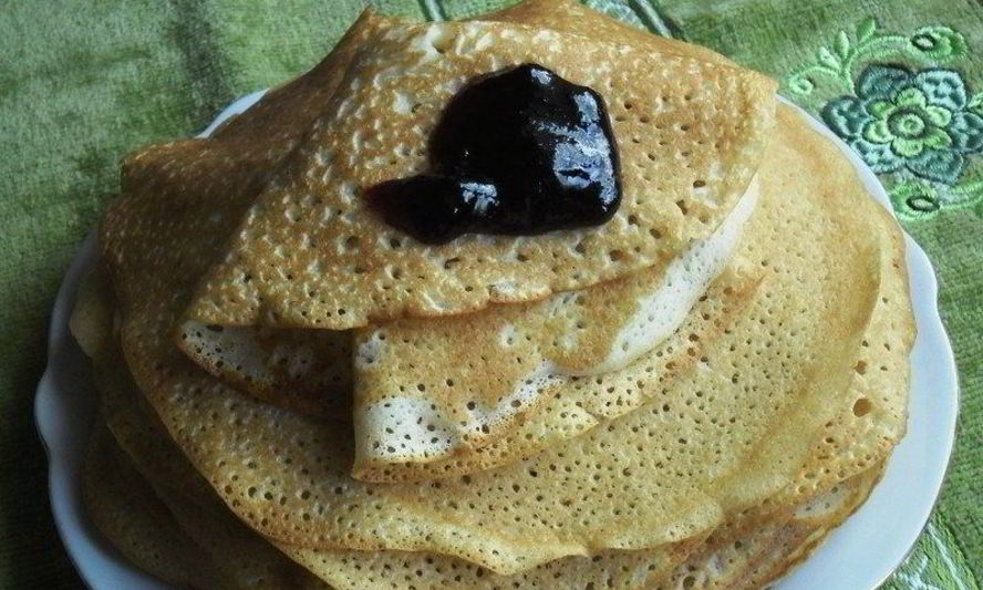 Рецепт блинов на кефире диетические